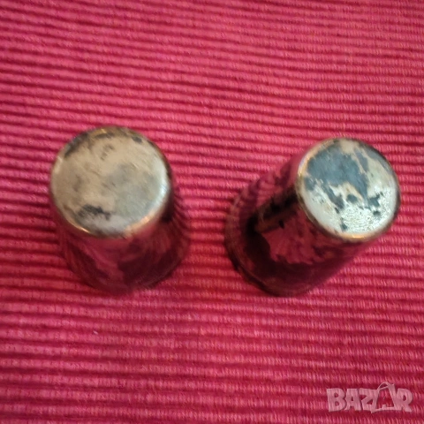 Винтидж посребрени чашки 2 броя. , снимка 3 - Антикварни и старинни предмети - 53035578