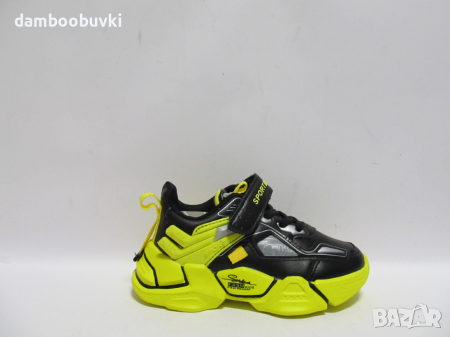 Детски олекотени маратонки Xcess черен/жълт 25/30, снимка 2 - Детски маратонки - 36148005