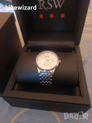 RSW RSWM106-SS-1 швейцарски мъжки кварцов часовник НОВ, снимка 4 - Мъжки - 49843661