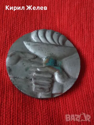 1944-1979 ПЕТА РЕПУБЛИКАНСКА СПАРТАКИАДА ПОСРЕБРЕН МАСИВЕН ПЛАКЕТ 17201, снимка 9 - Колекции - 30877715