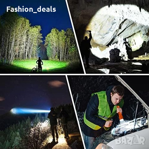 Нов Ултрамощен LED фенер  с 5 режима Къмпинг Дом Туризъм, снимка 4 - Други стоки за дома - 42260456