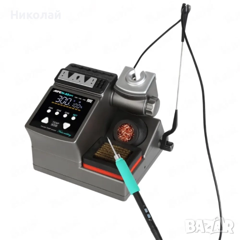 Станция за прецизно запояване Aifen A9-210T Pro, стандарт JBC 210, 3 канала, 160W, 100°C - 450°C, снимка 3 - Друга електроника - 52316563