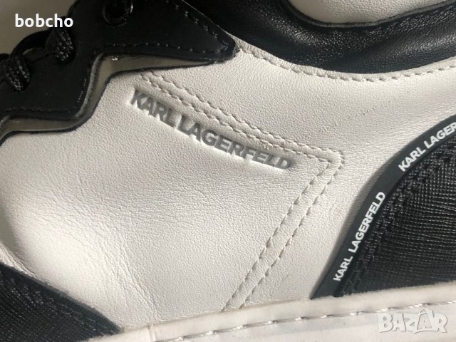 Karl Lagerfeld hi-top sneakers-Отлични, снимка 2 - Маратонки - 41828369