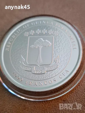 Сребро 1oz. Жираф, снимка 3 - Нумизматика и бонистика - 49899925
