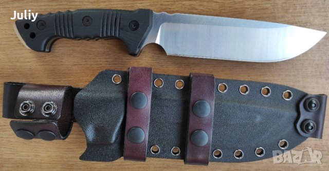 Туристически,ловен нож /ръчна изработка , стомана А8/