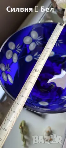 Ретро кристална купа/чаша, снимка 5 - Чаши - 48375439