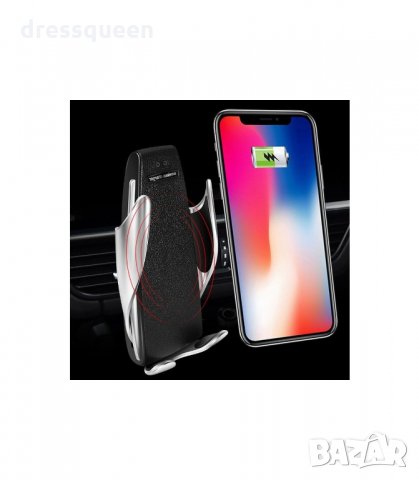 3074 Qi Поставка за телефон с вградено безжично зарядно за кола, снимка 7 - Аксесоари и консумативи - 34251357