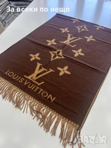 Louis Vuitton Кашмирени Шалове 100% - Различни Цветове Код SK2225, снимка 5 - Шалове - 56241086