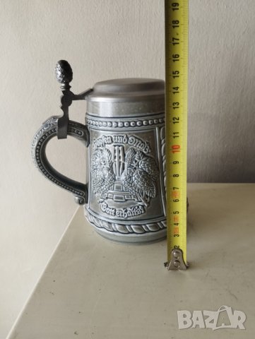 стара халба за бира, снимка 2 - Антикварни и старинни предмети - 41797463