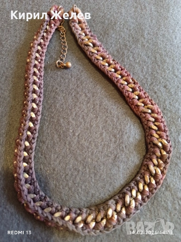 Гайтан традиционен Български плетен шнур за украса на народни носий 51807