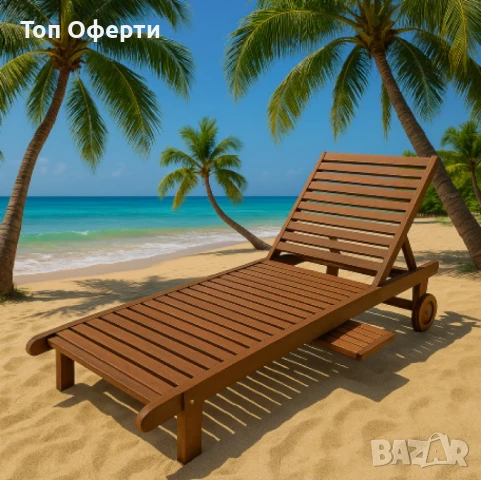 Шезлонг Muhler, Meranti