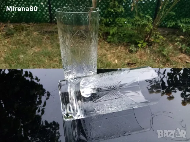 Български кристален сервиз за вода - СИП ! , снимка 4 - Сервизи - 55792507