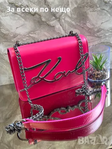 Karl Lagerfeld Дамска Чанта С Дълга Дръжка За През Рамо Келвин Клайн Код D1746, снимка 6 - Чанти - 48902681