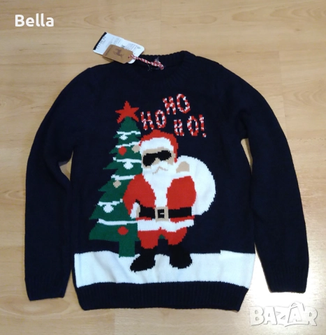 Коледен пуловер 6-7 г., снимка 2 - Детски пуловери и жилетки - 52775833
