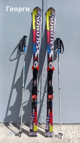 Ски Salomon-156см.+обувки Salomon-25.5щеки Мasters-120см., снимка 2 - Зимни спортове - 47313438
