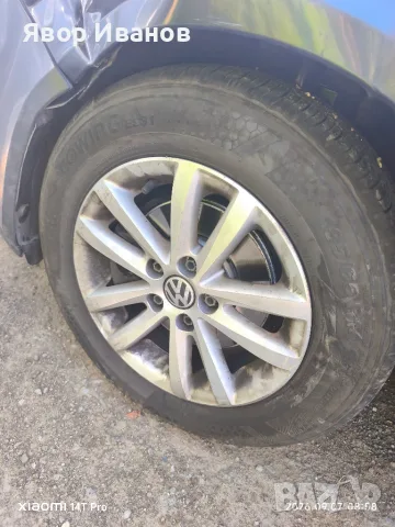 Продавам алуминиеви джанти 14 цола за Шкода, Сеат, VW, снимка 2 - Гуми и джанти - 55974897