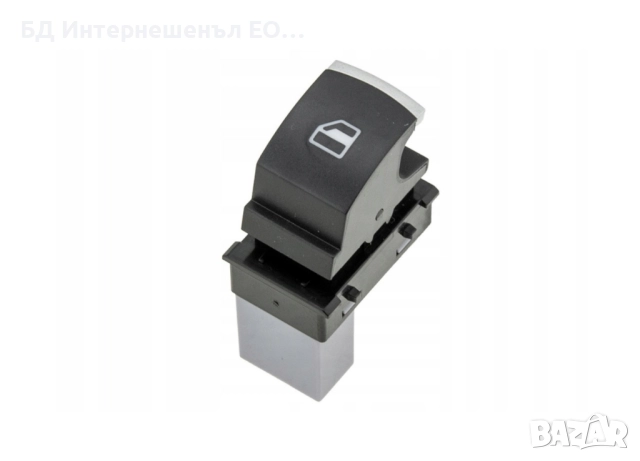 5K0959855  Бутон ключ за стъкла, VW, Golf 5 6, Passat B6, Touran, Caddy, Хром
