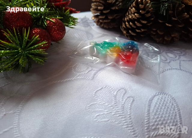 Коледни глицеринови сапунчета за подаръци, снимка 15 - Коледни подаръци - 52676365
