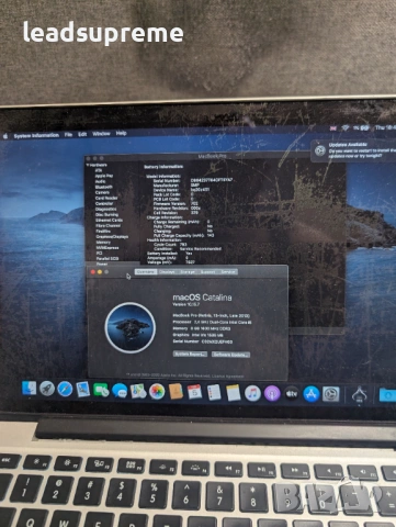 MacBook Pro (Retina, 13-inch, Late 2013) 256GB, снимка 2 - Лаптопи за работа - 53446086