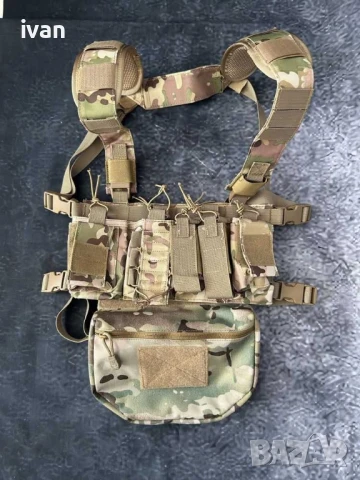 Намаление Тактическа жилетка + подарък чанта добавка , снимка 3 - Екипировка - 50725241