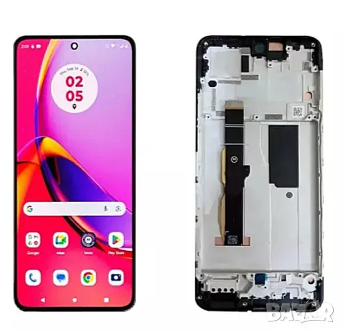 Дисплей за Motorola Moto G84, XT2347 , тъч екран, с рамка, LCD, тъчскрийн, LED, Moto G84, тъч скрийн