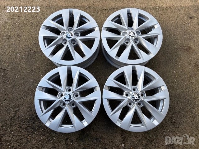 4 броя алуминиеви джанти за Skoda Fabia,Slavia,Scala,Rapid 15