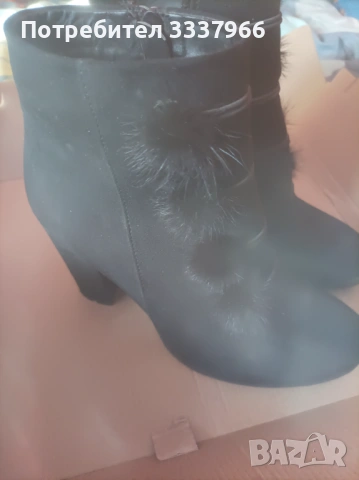 Дамски удобни боти на ток, снимка 2 - Дамски боти - 53197999