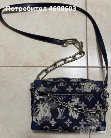 Стилна синя чанта, снимка 2 - Чанти - 51880129