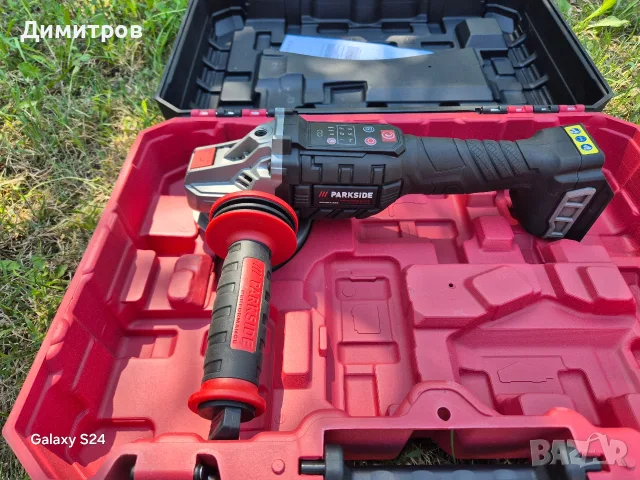 Акумулаторен ъглошлайф Parkside Performance PWSAP E6.Чисто нов!, снимка 5 - Ъглошлайфи - 52971332