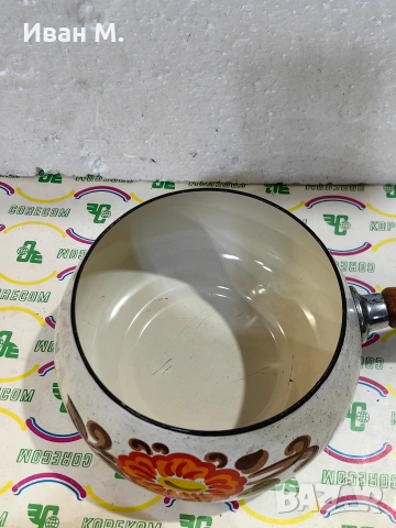 винтидж емайлирана кесарола ( тенджера) , снимка 7 - Антикварни и старинни предмети - 53416188