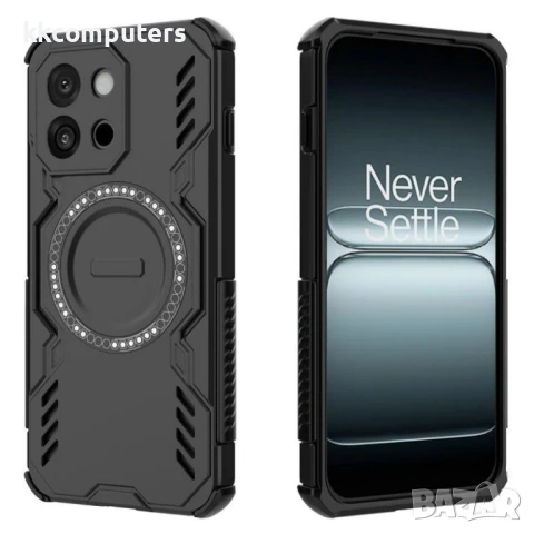 OnePlus 13s 5G / OnePlus 13T 5G Удароустойчив Magnetic /Butterfly Armor Hollow Heat Dissipation /PC , снимка 6 - Калъфи, кейсове - 51263378