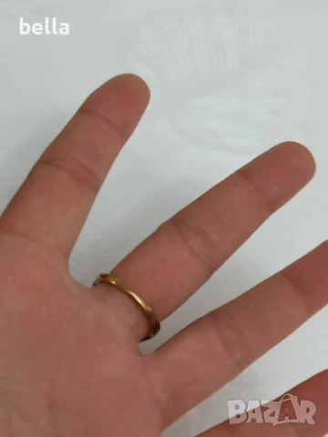 УНИКАТ-ЗЛАТЕН ПРЪСТЕН С ДИАМАНТИ ,АКВАМАРИН ЦИТРИН И АМЕТИСТ, снимка 9 - Пръстени - 50535941