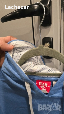 Мъжки суитчер с качулка размер М/L, снимка 4 - Спортни дрехи, екипи - 53138356