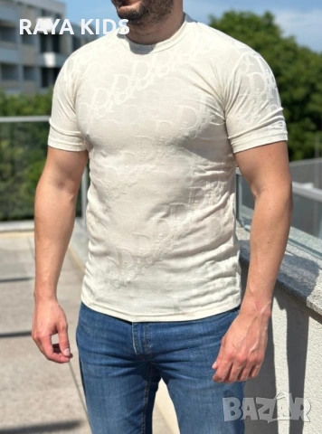 Мъжки тениски от пресован памук, снимка 6 - Тениски - 53711310