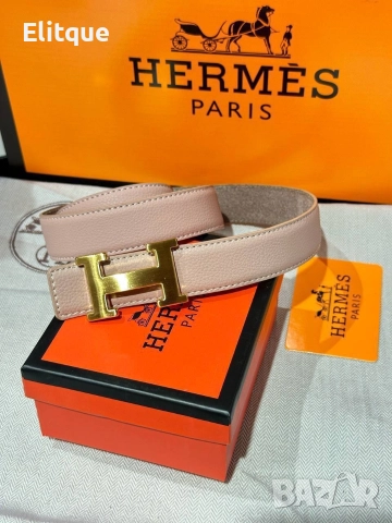 колани от естествена кожа в кутия Hermes , снимка 10 - Колани - 52908187