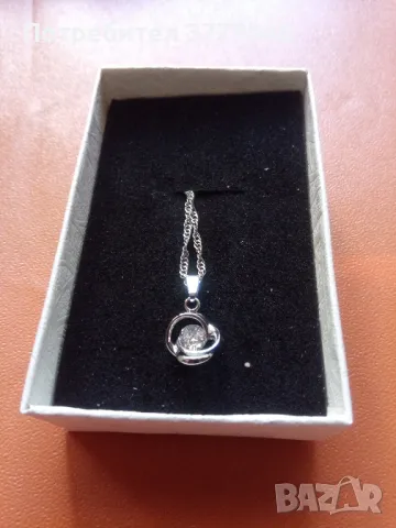 Колие с кристал 