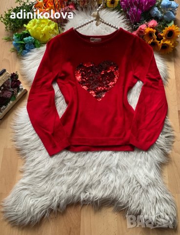 Пуловер Н&М с обръщащи пайети, снимка 1