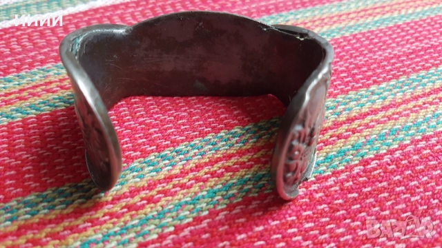 Сребърна гривна рогатка , снимка 2 - Антикварни и старинни предмети - 52079293