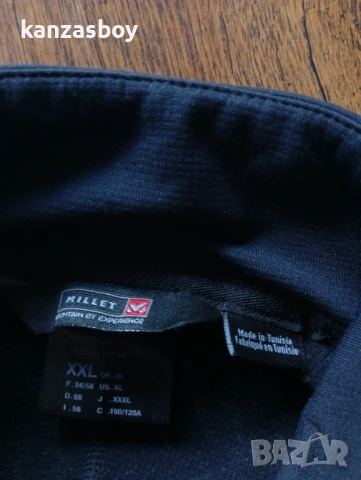 Millet Technostretch Polar - мъжка блуза р-р XXL, снимка 5 - Блузи - 53403341