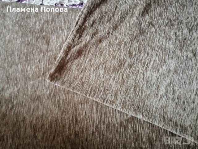 Завеси в нежнокафяво, снимка 4 - Пердета и завеси - 36497953