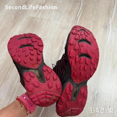 Дамски Маратонки за бягане Salomon XT Wings 3, лилави, UK4.5 EU37 2/3, снимка 6 - Маратонки - 52505794