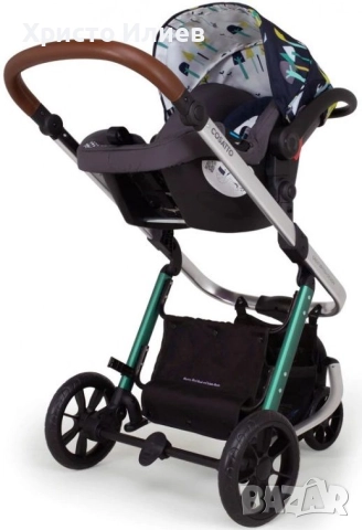 Бебешка количка Cosatto Giggle 3 в 1 Wilderness Ink Комбинирана, снимка 7 - Детски колички - 52635994