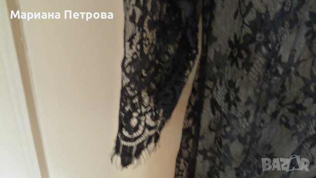 Дамска дантелена рокля - размер М/Л, снимка 3 - Рокли - 41841192