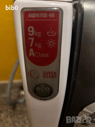 НЕРАБОТЕЩА Пералня със сушилня HOTPOINT-ARISTON AQD970D49EU/B, снимка 2 - Перални - 53339544