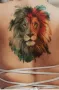 Цветен лъв временна татуировка татос татус Tattoo, снимка 2