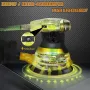Електрическа орбитална шлайфмашина 200 W 12000 RPM 6 променливи скорости, ръчна, снимка 2