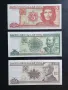 Куба.
3, 5 и 10  песо.
2005, 2017, 2019 година.
UNC.
Цената е за трите банкноти., снимка 1