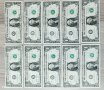 Банкноти US Dollar със звезда или хубав номер , снимка 5