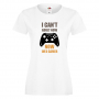 Дамска тениска I Can't Adult Now, снимка 2