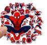 50 бр Спайдърмен spiderman самозалепващи лепенки стикери за украса декор, снимка 4